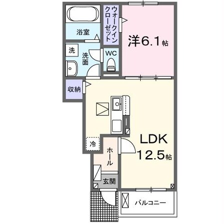 YKガーデンⅠの物件間取画像